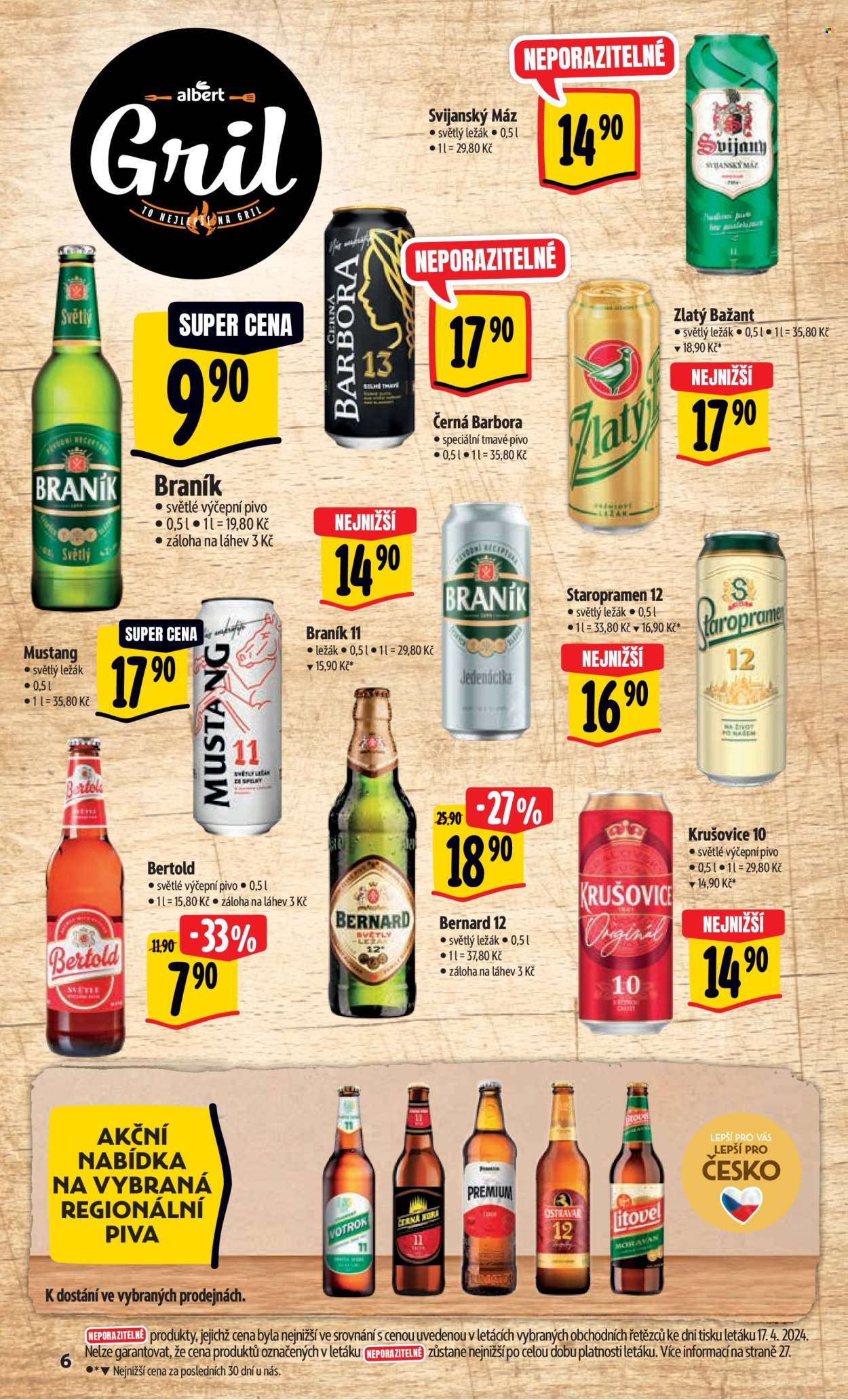Leták Albert Hypermarket - 24.4.2024 - 30.4.2024. Strana 6