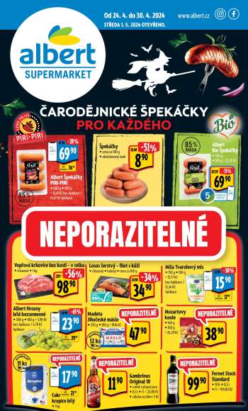 Leták Albert Supermarket - 24.4.2024 - 30.4.2024.