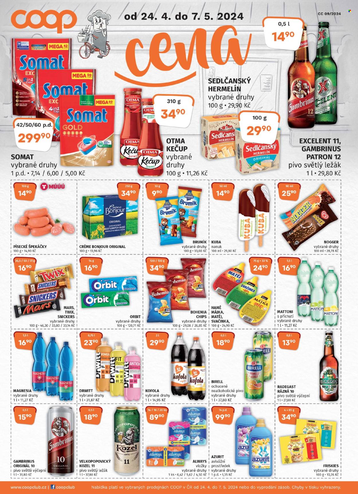 Leták coop JEDNOTA - 24.4.2024 - 7.5.2024. Strana 1