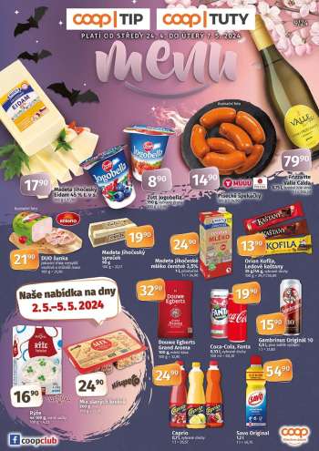 Leták coop TUTY - 24.4.2024 - 7.5.2024.