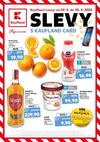 Leták Kaufland - 24.4.2024 - 30.4.2024.
