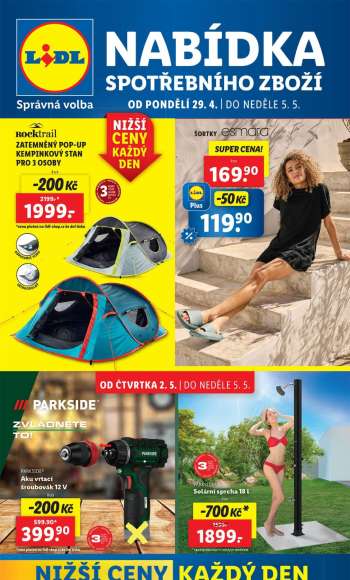 Leták Lidl - 29.4.2024 - 5.5.2024.