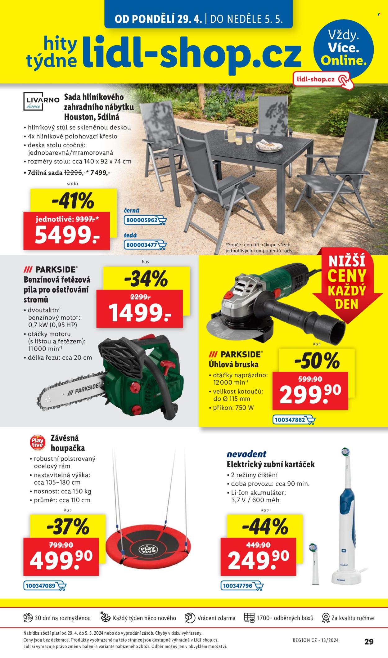 Leták Lidl - 29.4.2024 - 5.5.2024. Strana 1