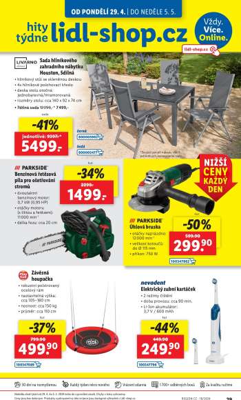 Leták Lidl - 29.4.2024 - 5.5.2024.