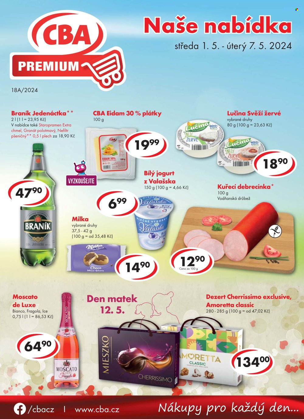 Leták CBA Premium - 1.5.2024 - 7.5.2024. Strana 1