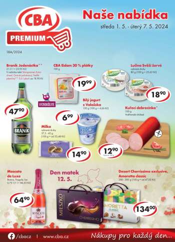 Leták CBA Premium - 1.5.2024 - 7.5.2024.