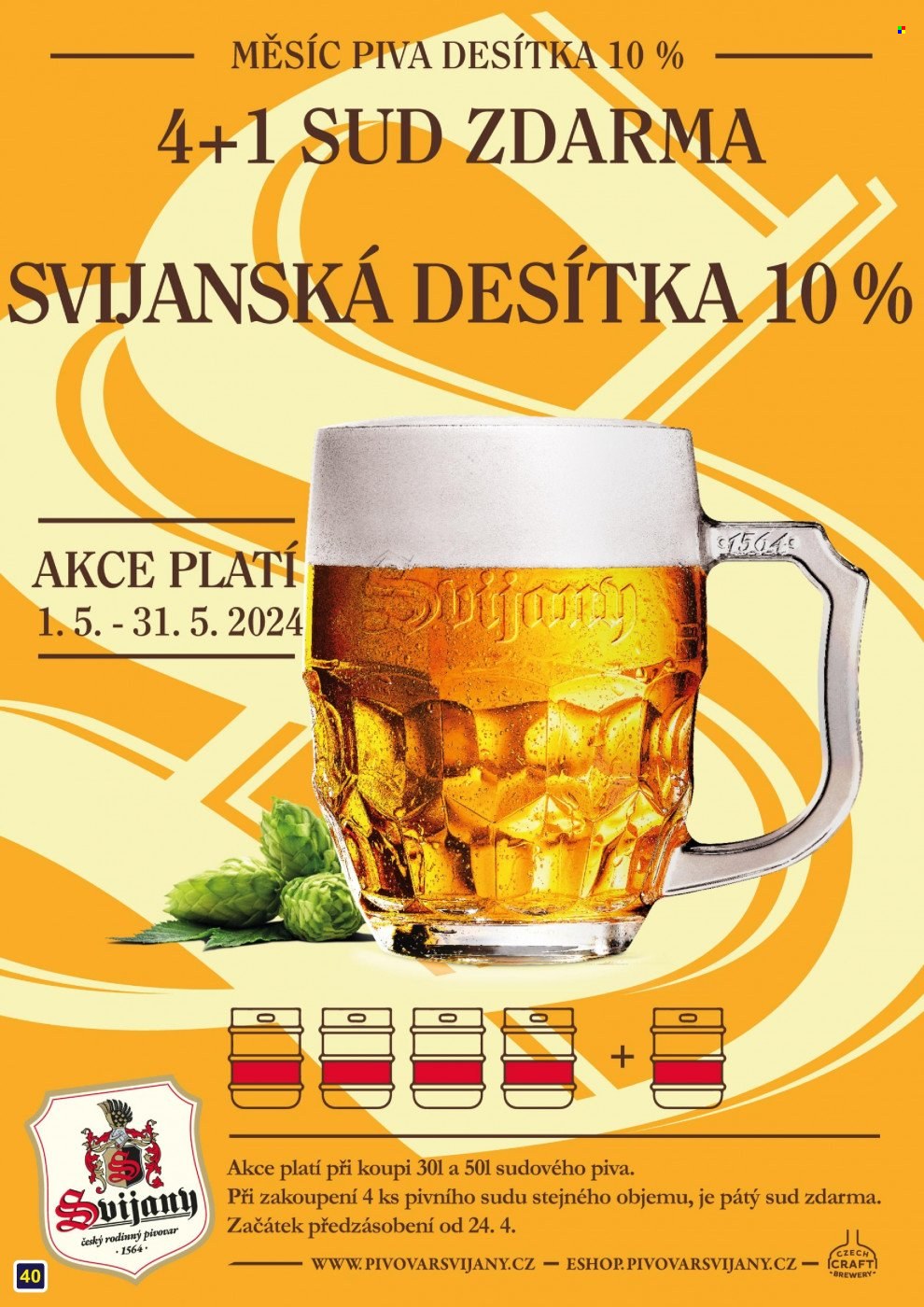 Leták Adam velkoobchod Šternberk - 1.5.2024 - 31.5.2024. Strana 40
