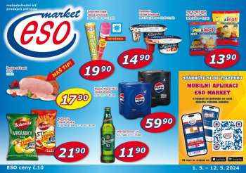 Leták ESO MARKET - 1.5.2024 - 12.5.2024.