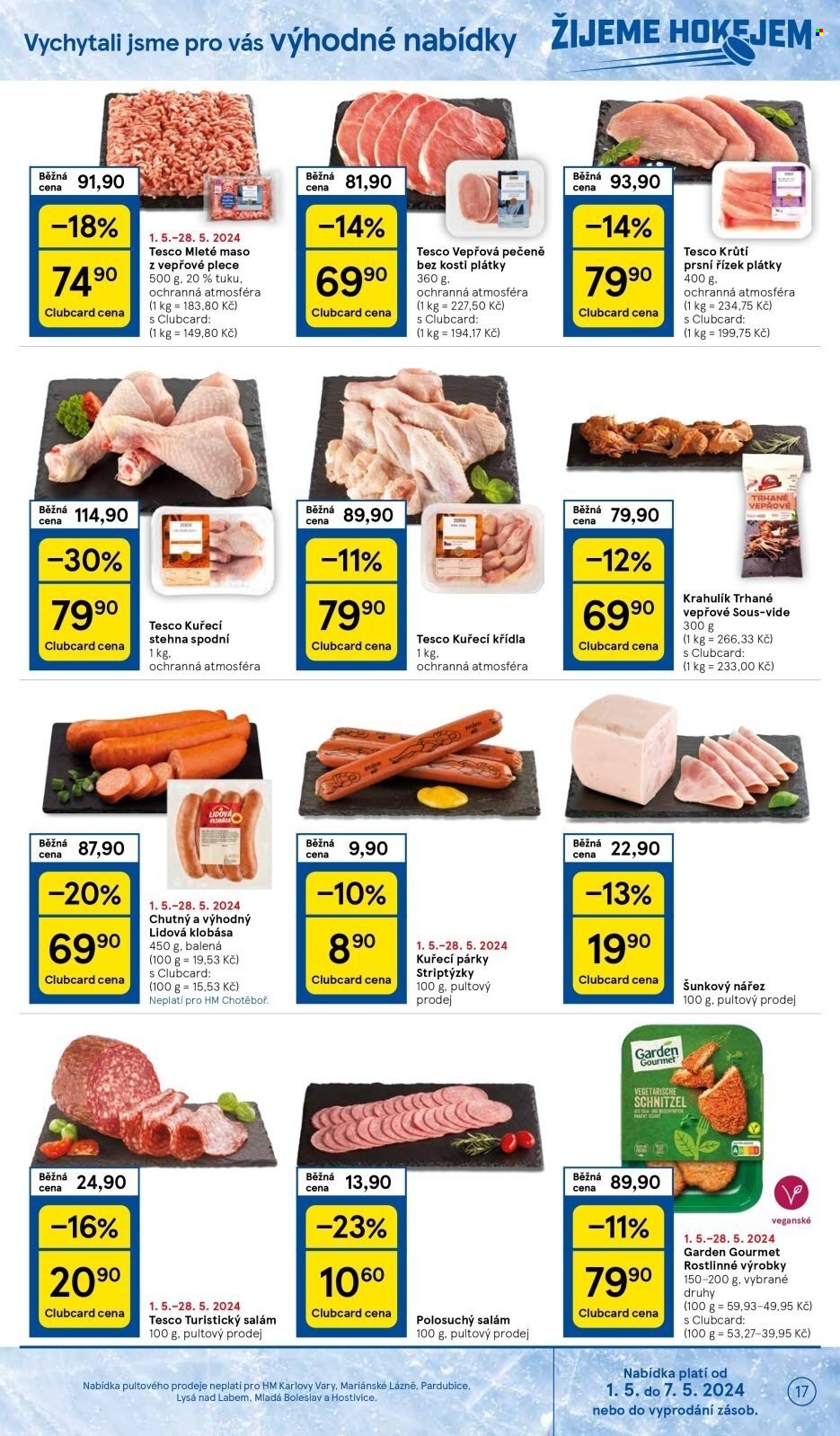 Leták TESCO - 1.5.2024 - 7.5.2024. Strana 17