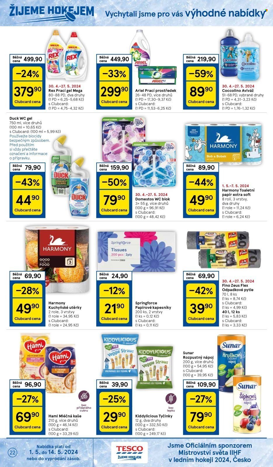 Leták TESCO - 1.5.2024 - 7.5.2024. Strana 22