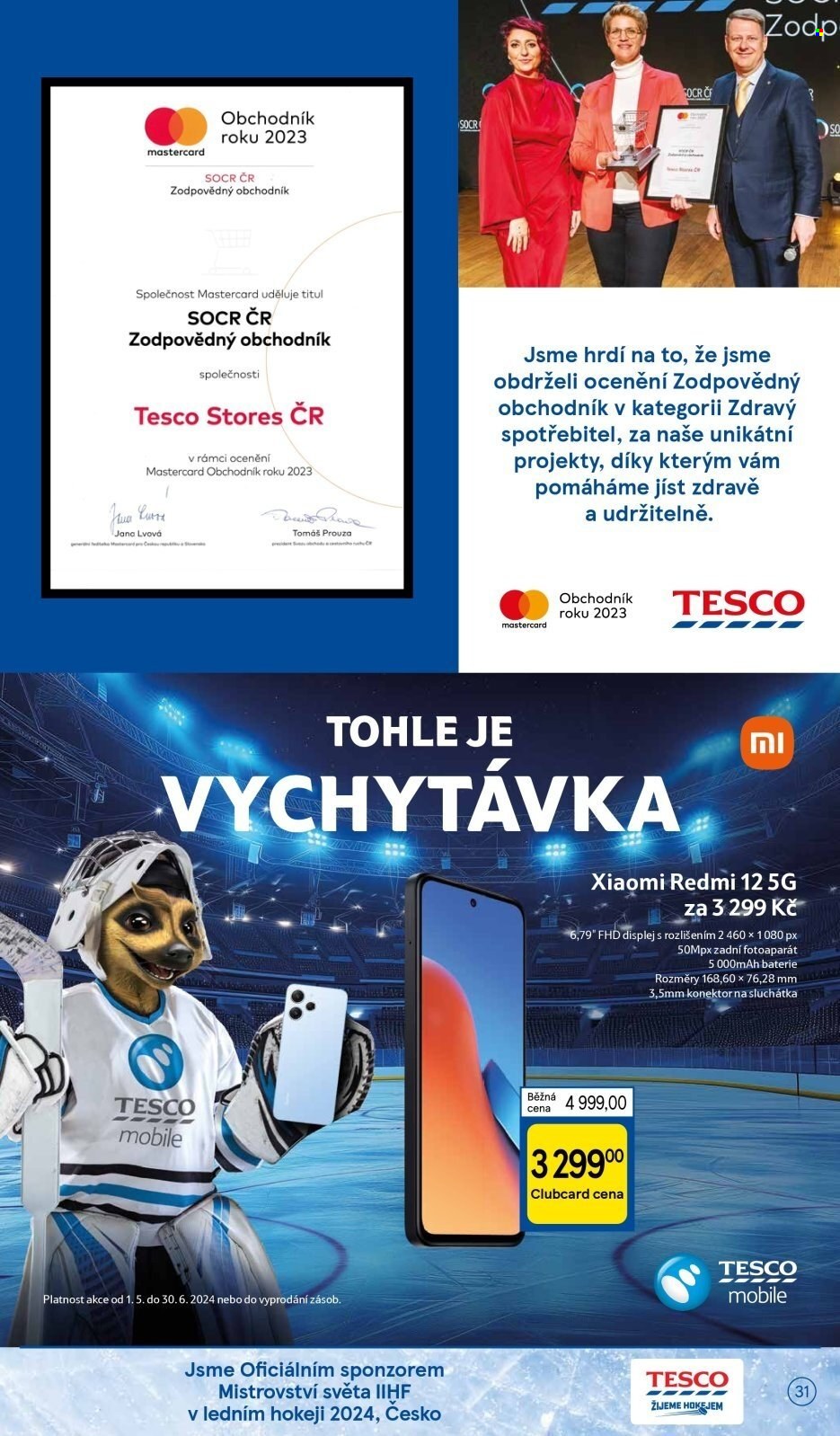 Leták TESCO - 1.5.2024 - 7.5.2024. Strana 31