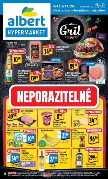 Leták Albert Hypermarket - 1.5.2024 - 7.5.2024.