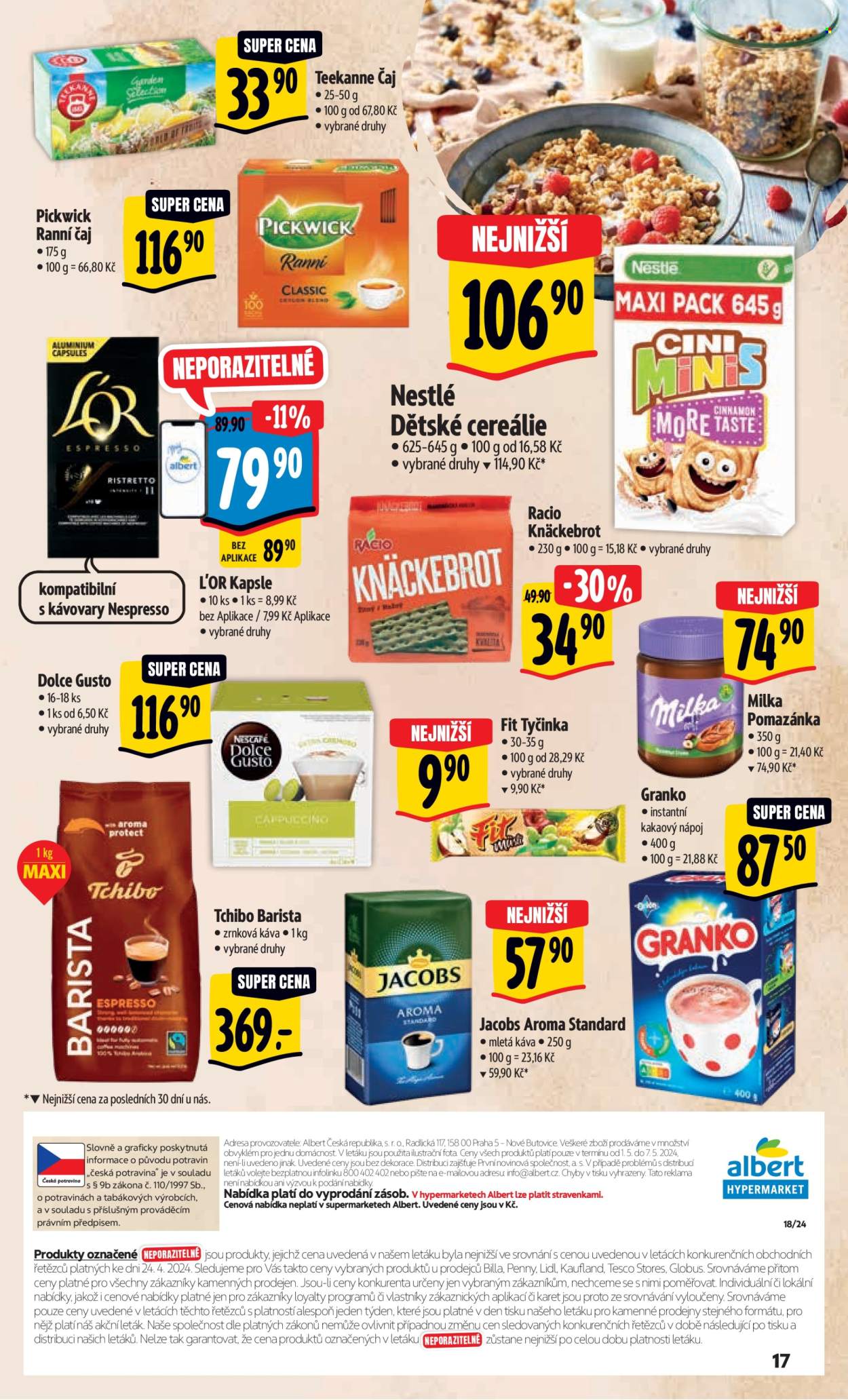 Leták Albert Hypermarket - 1.5.2024 - 7.5.2024. Strana 18