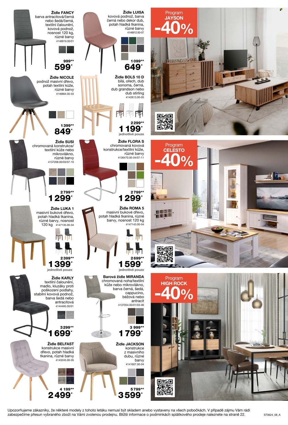 Leták SCONTO NÁBYTEK - 1.5.2024 - 21.5.2024. Strana 8