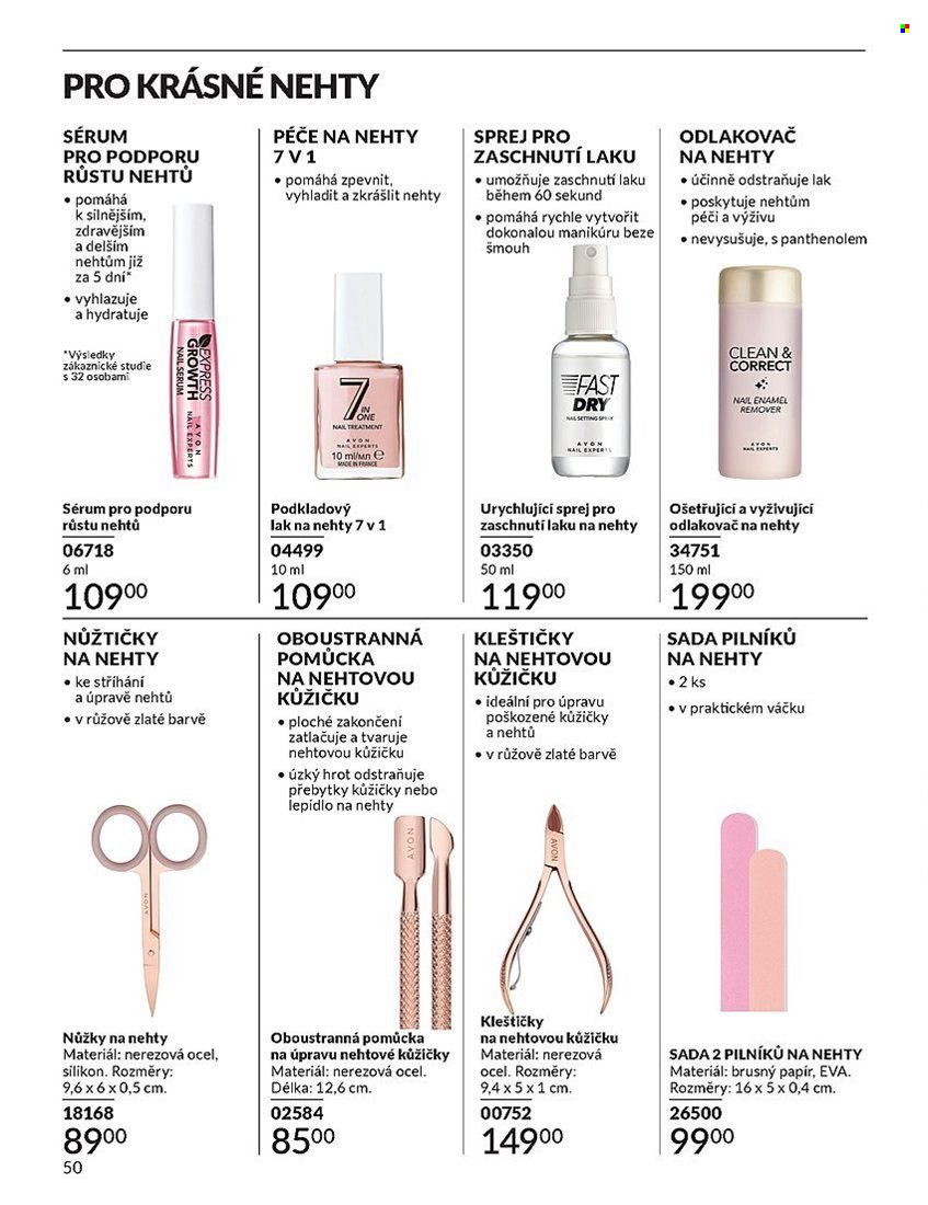 Leták AVON - 1.5.2024 - 31.5.2024. Strana 50