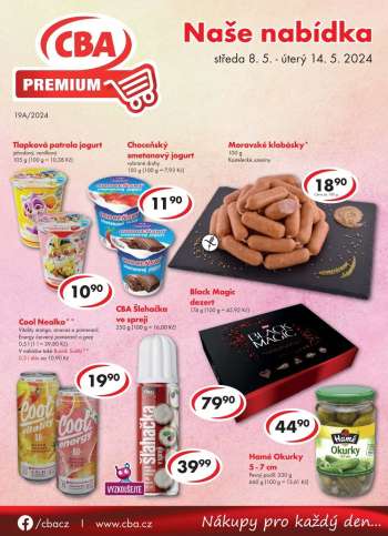 Leták CBA Premium - 8.5.2024 - 14.5.2024.