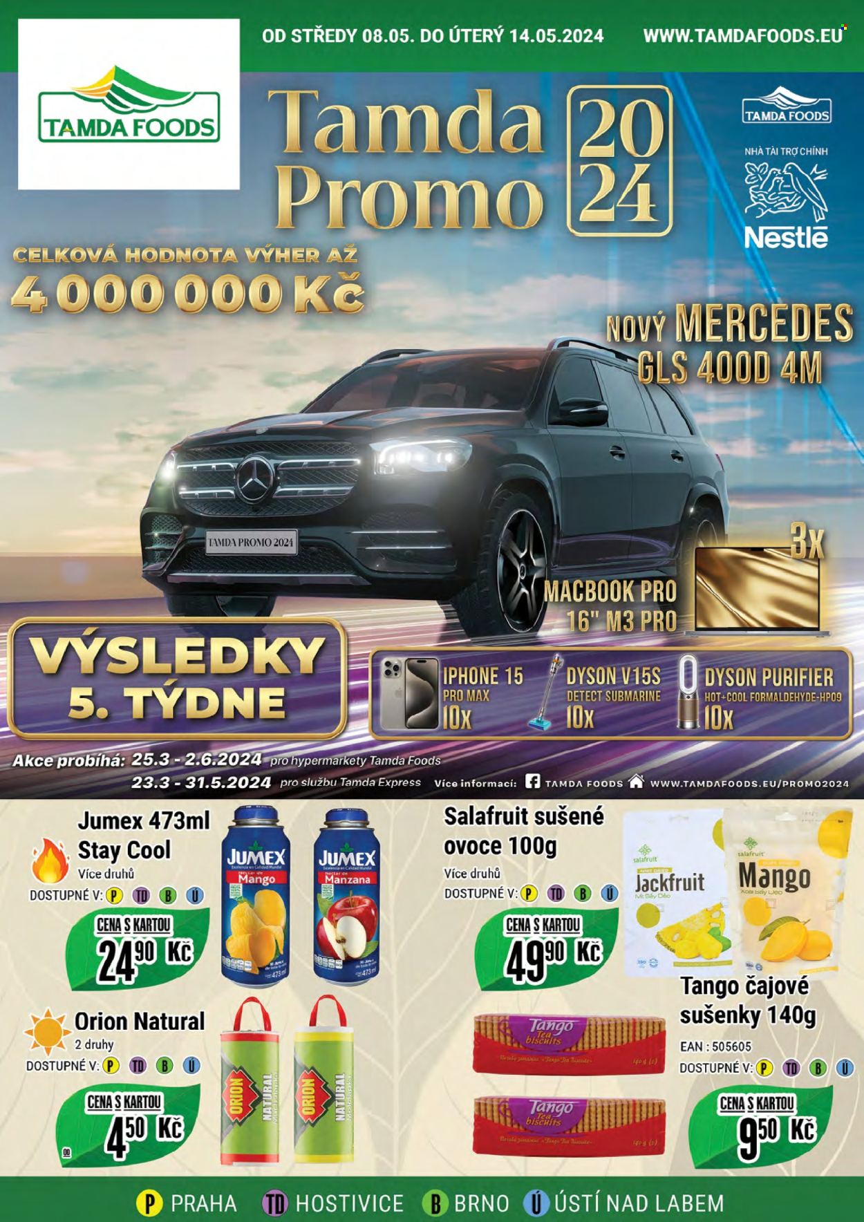 Leták Tamda Foods - 8.5.2024 - 14.5.2024. Strana 1