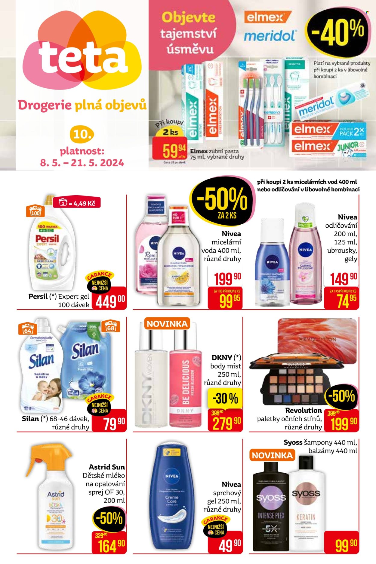 Leták Teta drogerie - 8.5.2024 - 21.5.2024. Strana 1