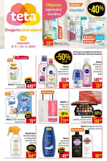 Leták Teta drogerie - 8.5.2024 - 21.5.2024.