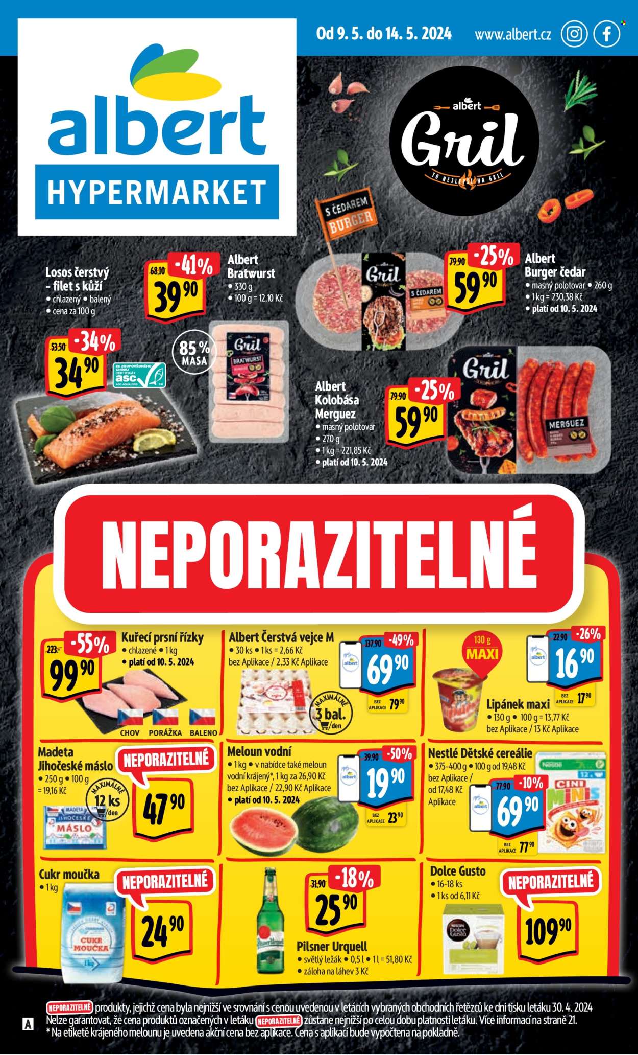 Leták Albert Hypermarket - 9.5.2024 - 14.5.2024. Strana 1