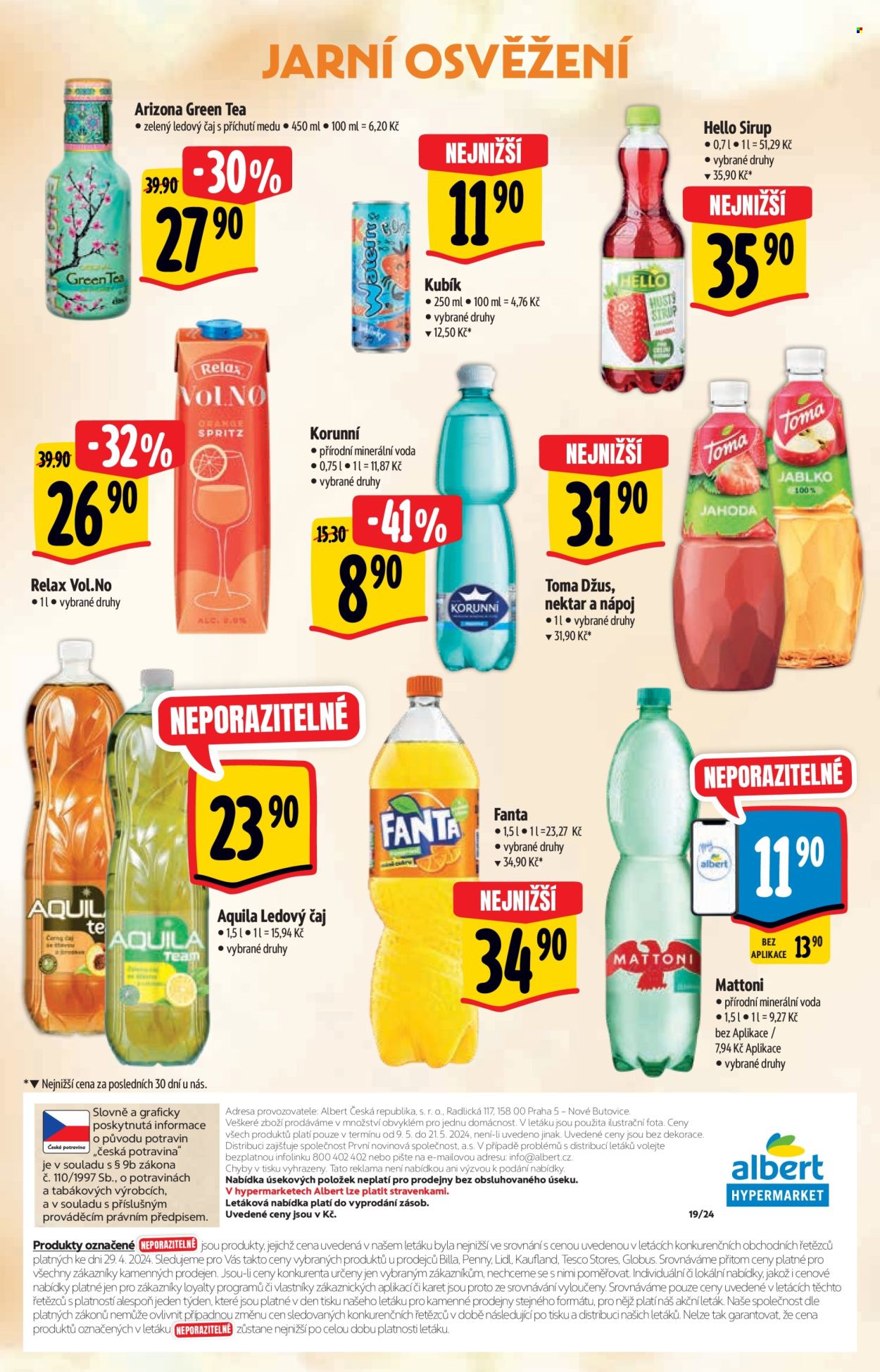 Leták Albert Hypermarket - 9.5.2024 - 21.5.2024. Strana 16
