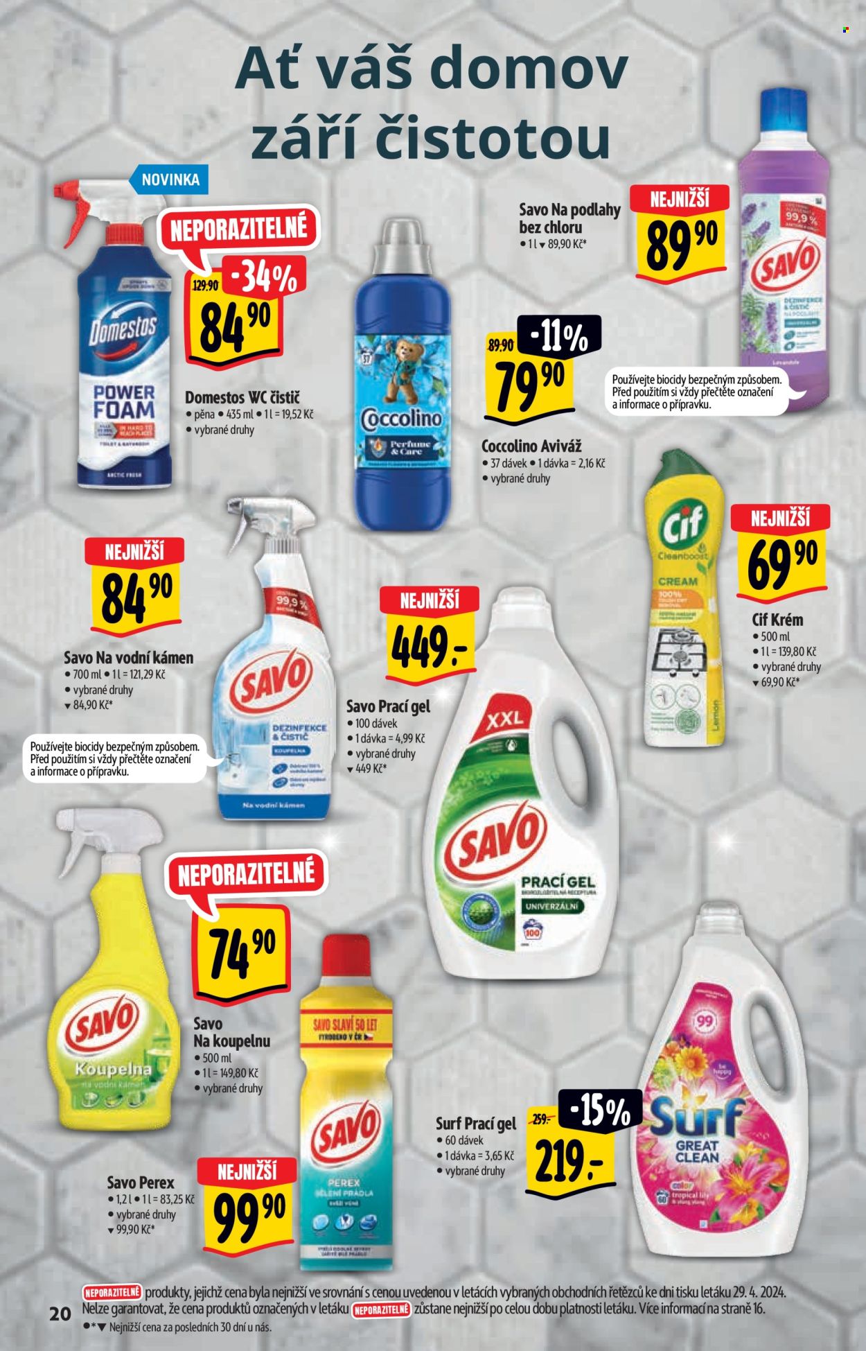 Leták Albert Hypermarket - 9.5.2024 - 21.5.2024. Strana 20