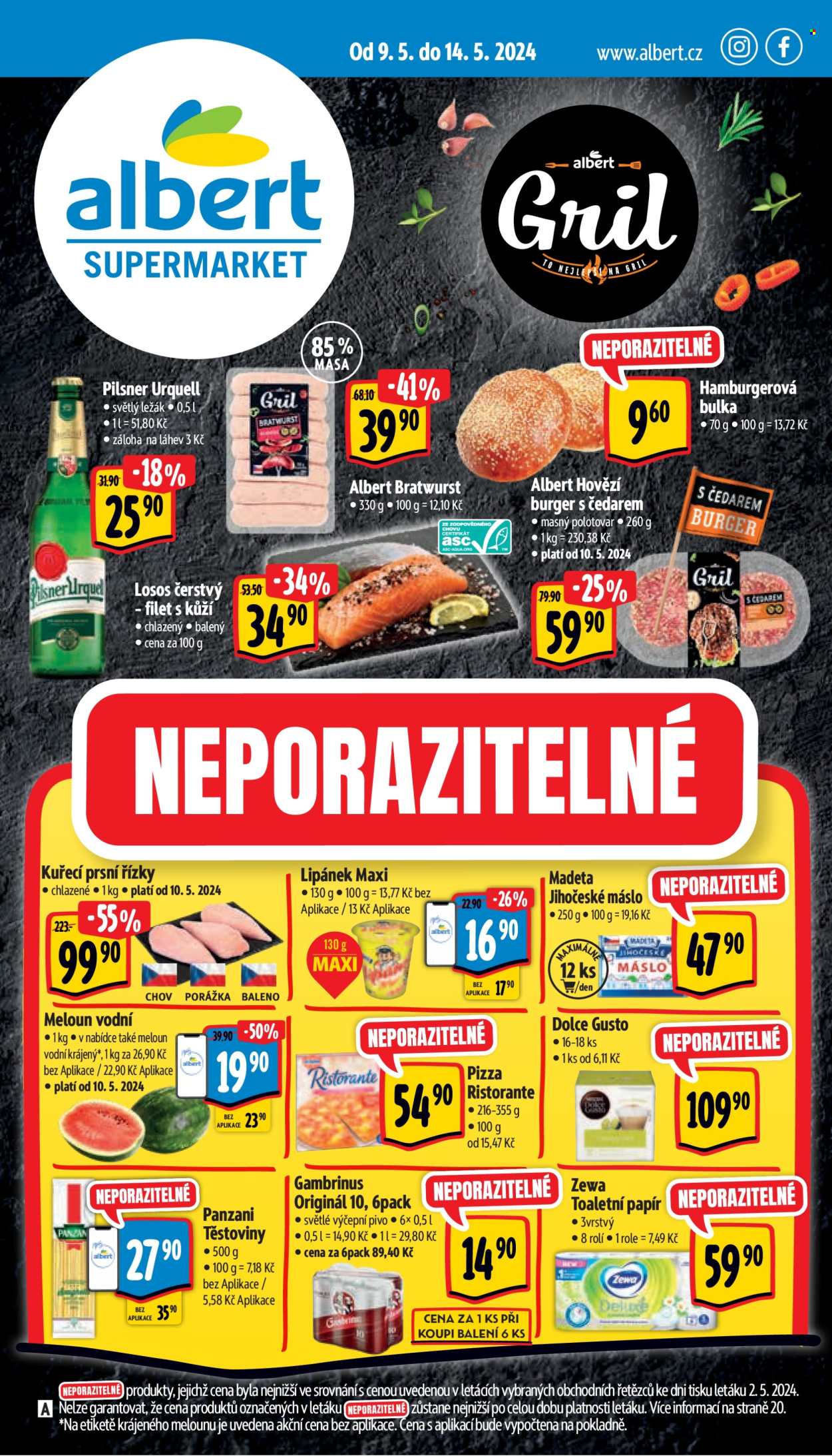 Leták Albert Supermarket - 9.5.2024 - 14.5.2024. Strana 1