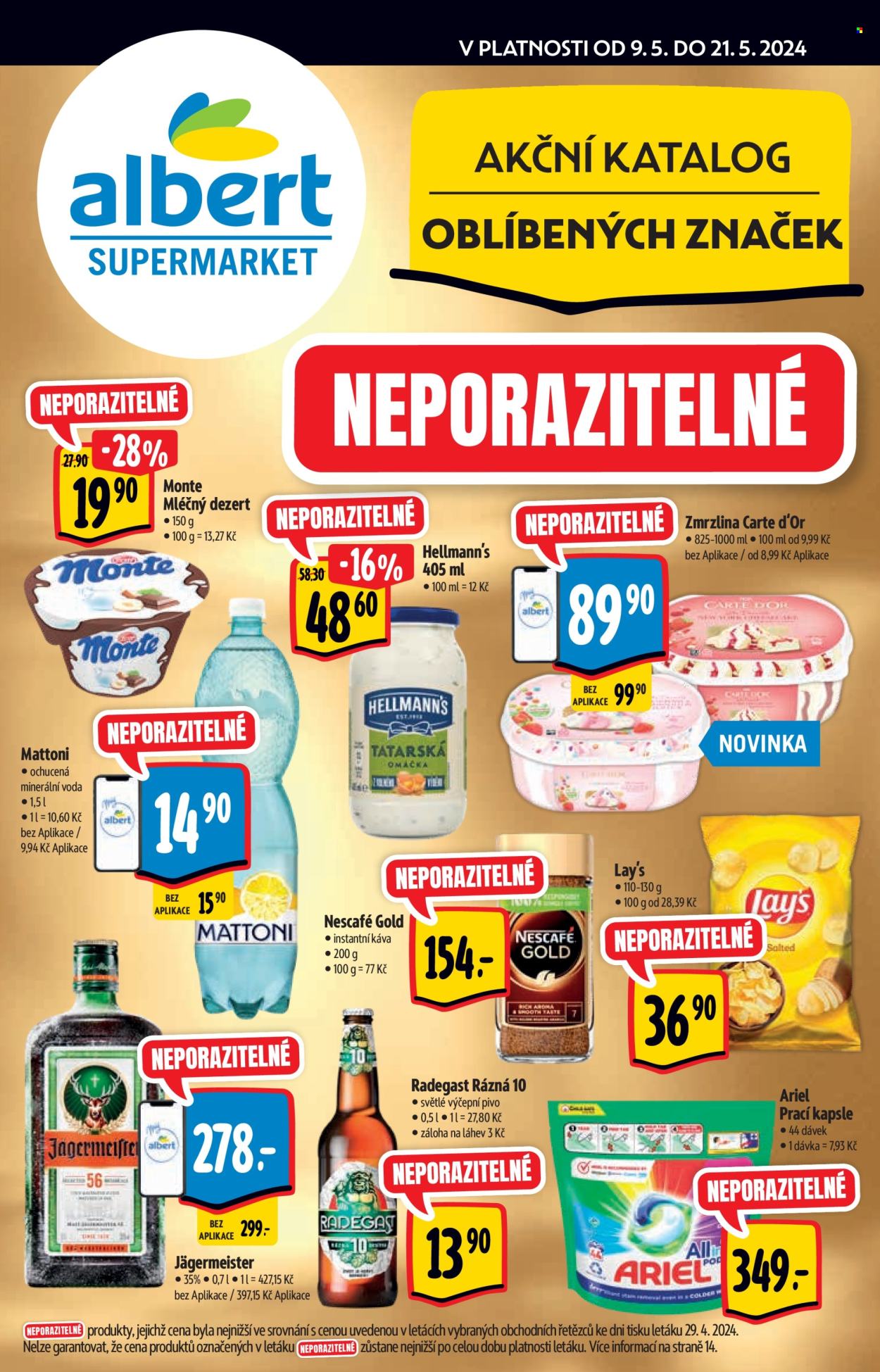 Leták Albert Supermarket - 9.5.2024 - 21.5.2024. Strana 1