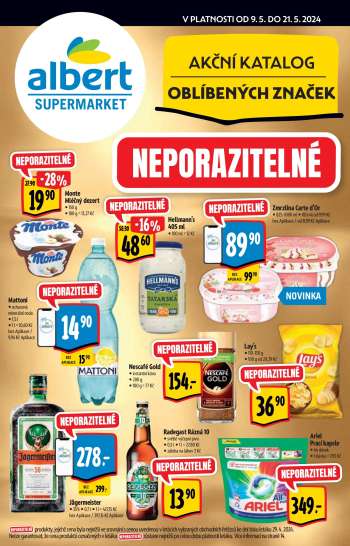 Leták Albert Supermarket - 9.5.2024 - 21.5.2024.