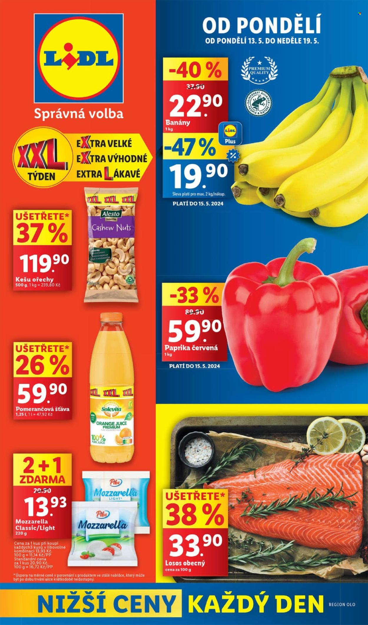 Leták Lidl - 13.5.2024 - 19.5.2024. Strana 1