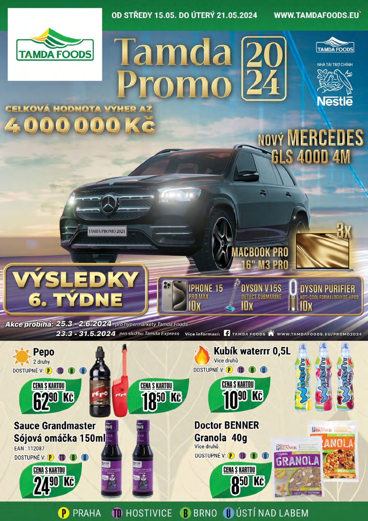 Leták Tamda Foods - 15.5.2024 - 21.5.2024. Strana 1