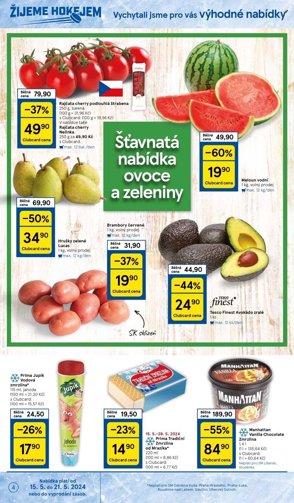 Leták TESCO supermarket - 15.5.2024 - 21.5.2024. Strana 4