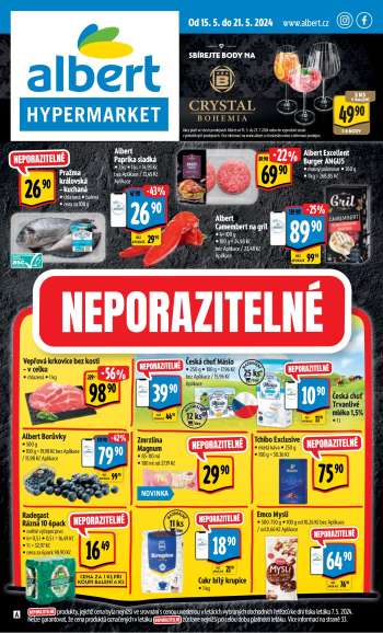 Leták Albert Hypermarket - 15.5.2024 - 21.5.2024.