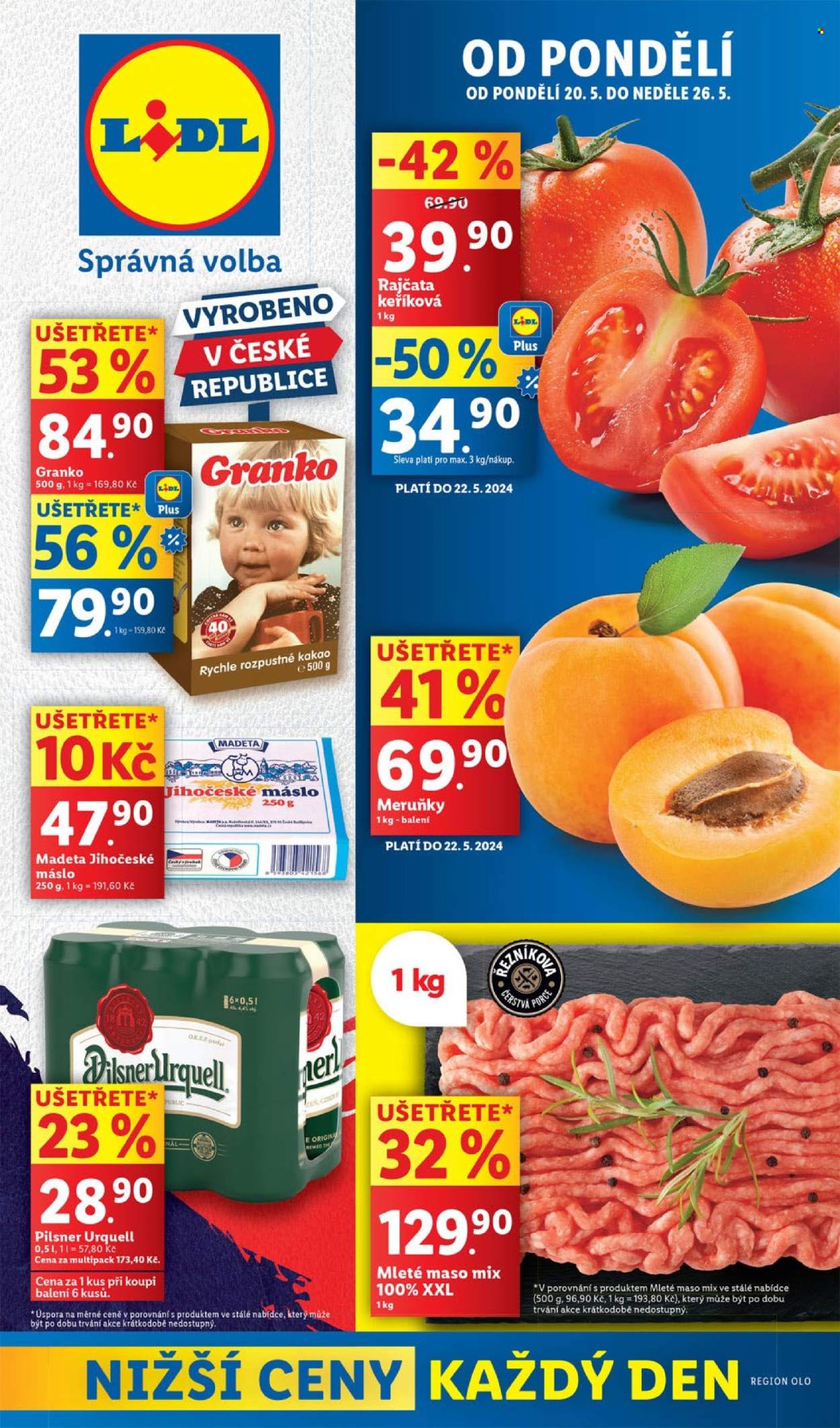 Leták Lidl - 20.5.2024 - 26.5.2024. Strana 1