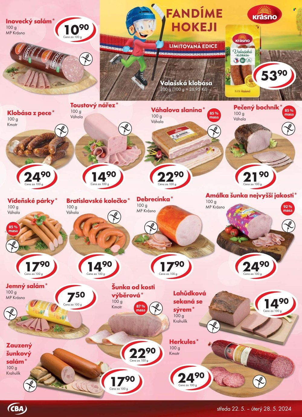 Leták CBA Premium - 22.5.2024 - 28.5.2024. Strana 4