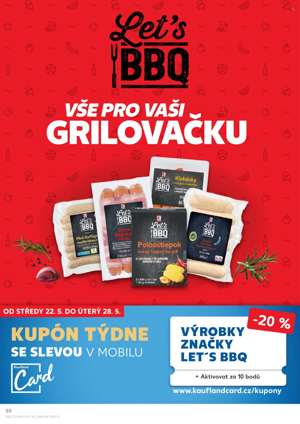 Leták Kaufland - 22.5.2024 - 28.5.2024. Strana 50