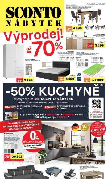 Leták SCONTO NÁBYTEK - 22.5.2024 - 18.6.2024.