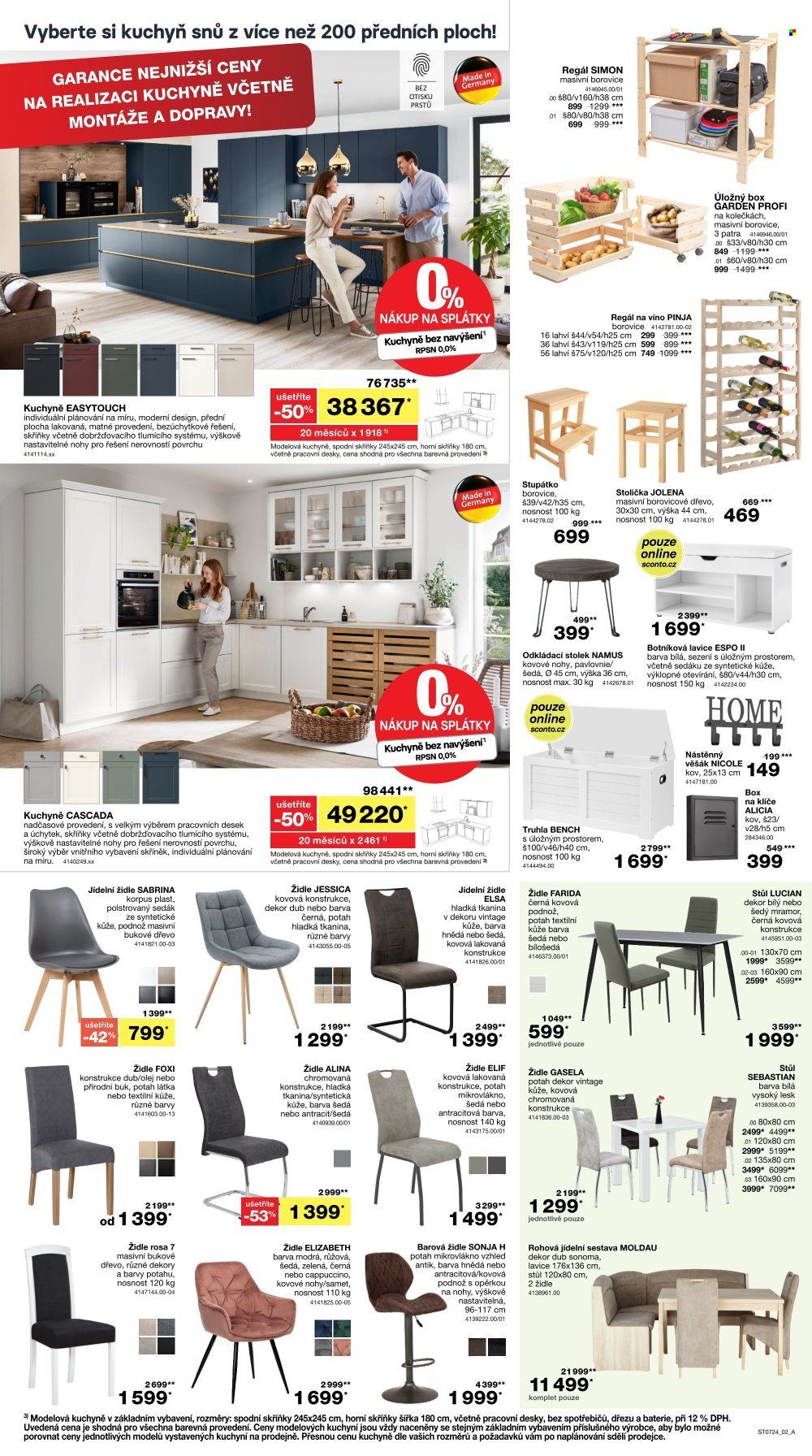 Leták SCONTO NÁBYTEK - 22.5.2024 - 18.6.2024. Strana 2