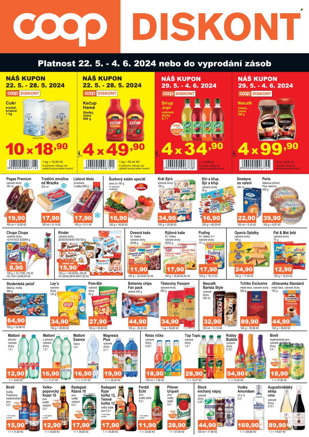 Leták coop DISKONT - 22.5.2024 - 4.6.2024. Strana 1