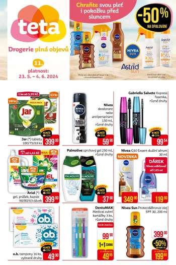 Leták Teta drogerie - 23.5.2024 - 4.6.2024.