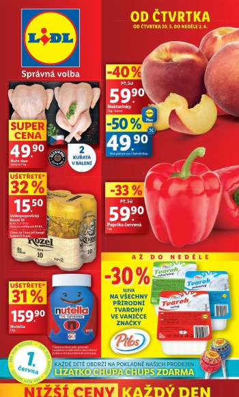 Leták Lidl - 30.5.2024 - 2.6.2024.