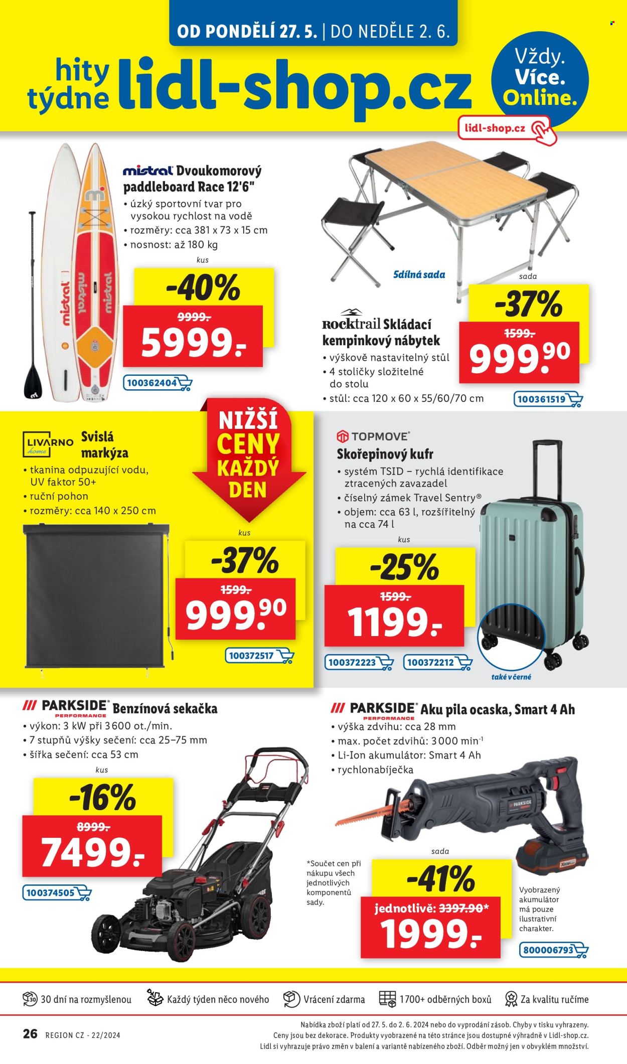 Leták Lidl - 27.5.2024 - 2.6.2024. Strana 1