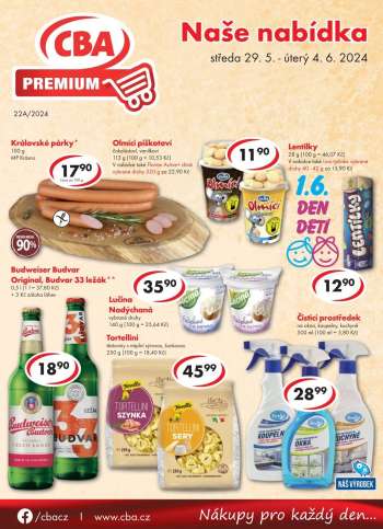 Leták CBA Premium - 29.5.2024 - 4.6.2024.