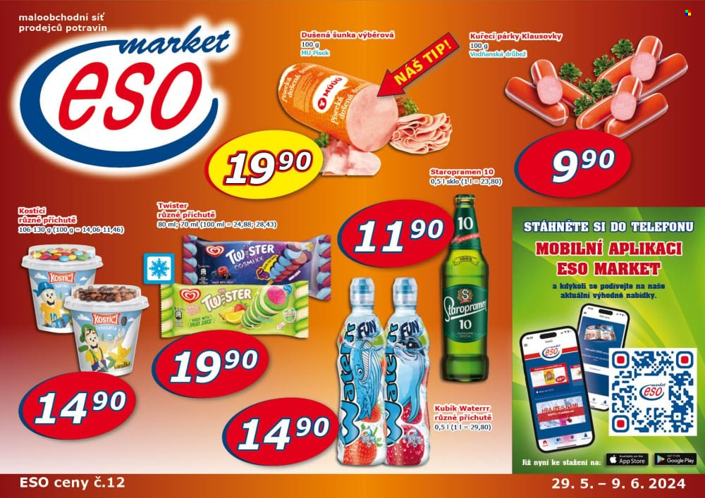 Leták ESO MARKET - 29.5.2024 - 9.6.2024. Strana 1