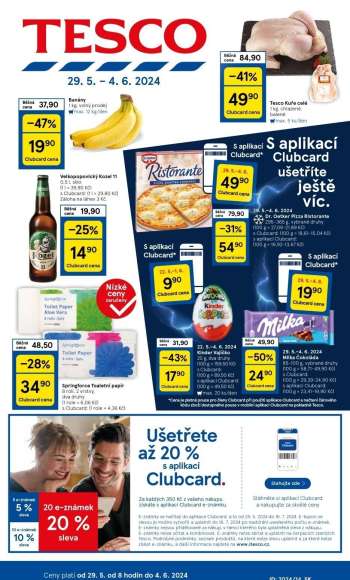 Leták TESCO - 29.5.2024 - 4.6.2024.