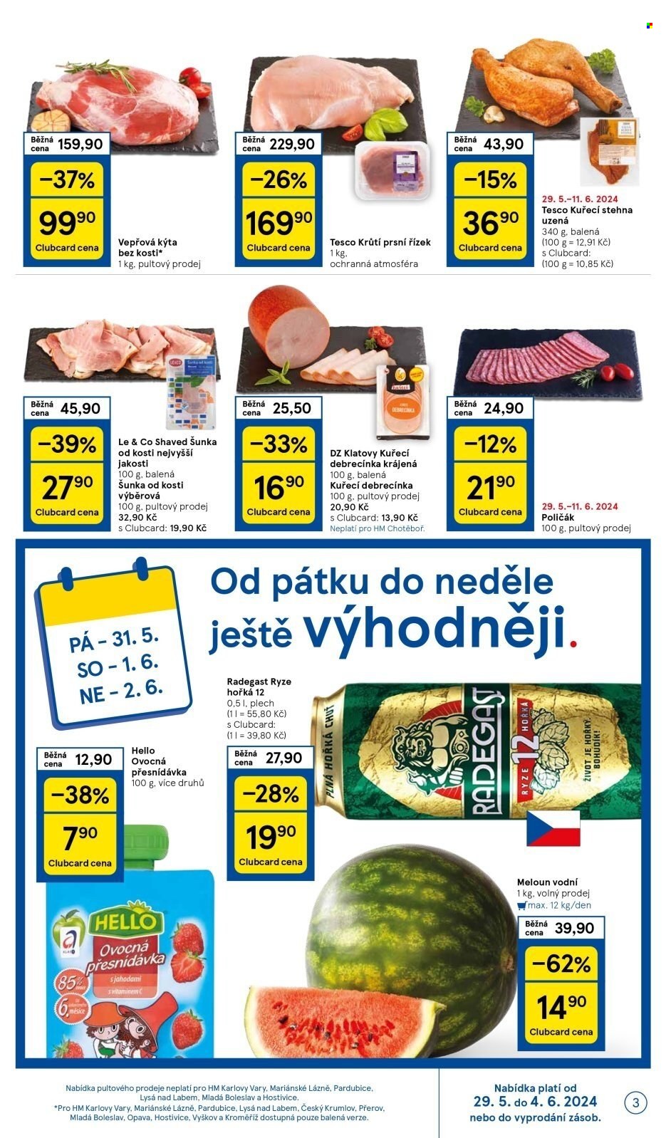 Leták TESCO - 29.5.2024 - 4.6.2024. Strana 3