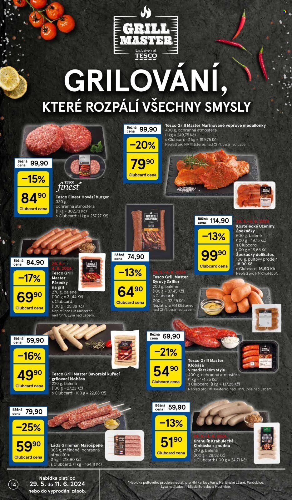 Leták TESCO - 29.5.2024 - 4.6.2024. Strana 14
