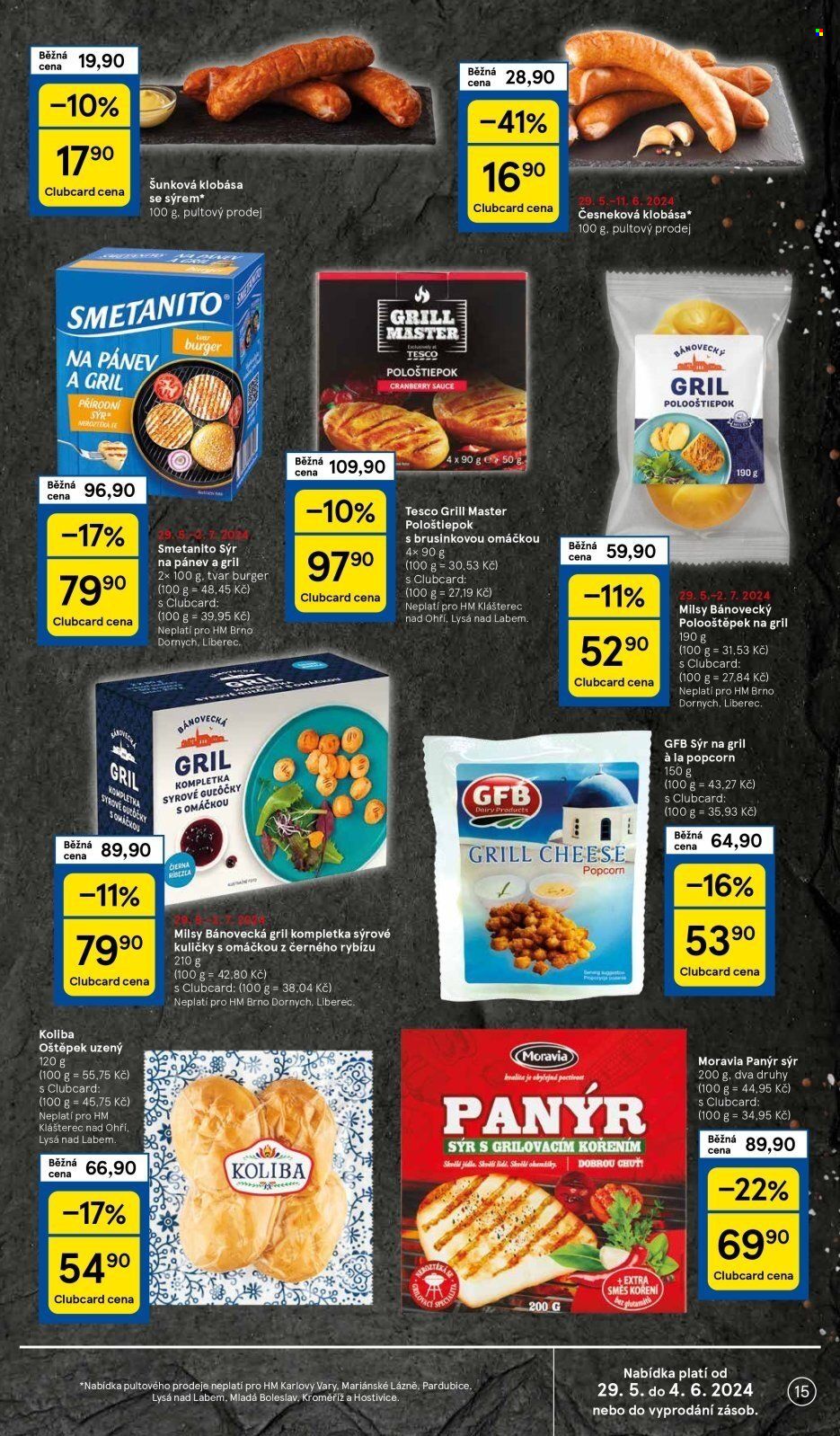 Leták TESCO - 29.5.2024 - 4.6.2024. Strana 15
