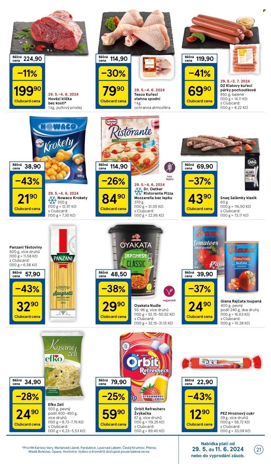 Leták TESCO - 29.5.2024 - 4.6.2024. Strana 21