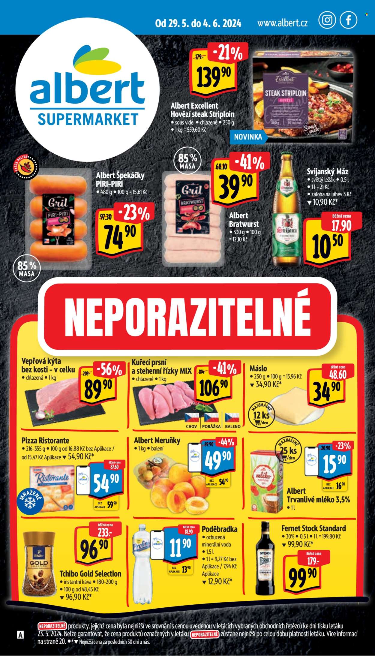 Leták Albert Supermarket - 29.5.2024 - 4.6.2024. Strana 1